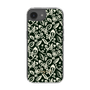 Slim Protection Case［ Ungrid - FlowerPrint - Black ］