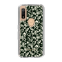 Slim Protection Case［ Ungrid - FlowerPrint - Black ］