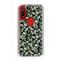 Slim Protection Case［ Ungrid - FlowerPrint - Black ］