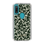 Slim Protection Case［ Ungrid - FlowerPrint - Black ］