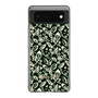Slim Protection Case［ Ungrid - FlowerPrint - Black ］