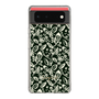 Slim Protection Case［ Ungrid - FlowerPrint - Black ］