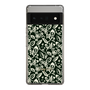 Slim Protection Case［ Ungrid - FlowerPrint - Black ］