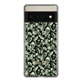 Slim Protection Case［ Ungrid - FlowerPrint - Black ］