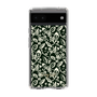 Slim Protection Case［ Ungrid - FlowerPrint - Black ］