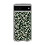 Slim Protection Case［ Ungrid - FlowerPrint - Black ］