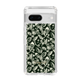 Slim Protection Case［ Ungrid - FlowerPrint - Black ］