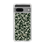 Slim Protection Case［ Ungrid - FlowerPrint - Black ］