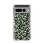Slim Protection Case［ Ungrid - FlowerPrint - Black ］