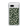 Slim Protection Case［ Ungrid - FlowerPrint - Black ］