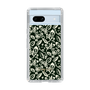 Slim Protection Case［ Ungrid - FlowerPrint - Black ］