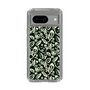 Slim Protection Case［ Ungrid - FlowerPrint - Black ］