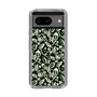 Slim Protection Case［ Ungrid - FlowerPrint - Black ］