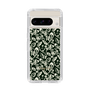 Slim Protection Case［ Ungrid - FlowerPrint - Black ］