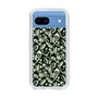 Slim Protection Case［ Ungrid - FlowerPrint - Black ］