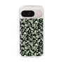 Slim Protection Case［ Ungrid - FlowerPrint - Black ］
