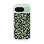 Slim Protection Case［ Ungrid - FlowerPrint - Black ］
