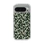 Slim Protection Case［ Ungrid - FlowerPrint - Black ］
