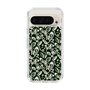 Slim Protection Case［ Ungrid - FlowerPrint - Black ］