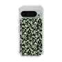 Slim Protection Case［ Ungrid - FlowerPrint - Black ］