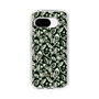 Slim Protection Case［ Ungrid - FlowerPrint - Black ］