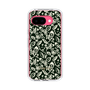 Slim Protection Case［ Ungrid - FlowerPrint - Black ］