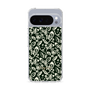 Slim Protection Case［ Ungrid - FlowerPrint - Black ］