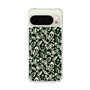 Slim Protection Case［ Ungrid - FlowerPrint - Black ］