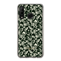 Slim Protection Case［ Ungrid - FlowerPrint - Black ］