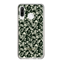 Slim Protection Case［ Ungrid - FlowerPrint - Black ］
