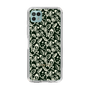 Slim Protection Case［ Ungrid - FlowerPrint - Black ］