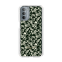 Slim Protection Case［ Ungrid - FlowerPrint - Black ］