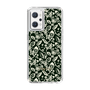 Slim Protection Case［ Ungrid - FlowerPrint - Black ］