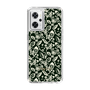Slim Protection Case［ Ungrid - FlowerPrint - Black ］