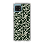 Slim Protection Case［ Ungrid - FlowerPrint - Black ］