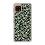 Slim Protection Case［ Ungrid - FlowerPrint - Black ］