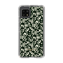 Slim Protection Case［ Ungrid - FlowerPrint - Black ］