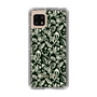 Slim Protection Case［ Ungrid - FlowerPrint - Black ］