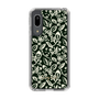 Slim Protection Case［ Ungrid - FlowerPrint - Black ］