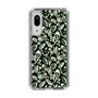 Slim Protection Case［ Ungrid - FlowerPrint - Black ］