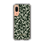 Slim Protection Case［ Ungrid - FlowerPrint - Black ］