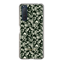 Slim Protection Case［ Ungrid - FlowerPrint - Black ］