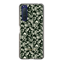 Slim Protection Case［ Ungrid - FlowerPrint - Black ］