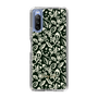 Slim Protection Case［ Ungrid - FlowerPrint - Black ］