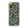 Slim Protection Case［ Ungrid - FlowerPrint - Black ］
