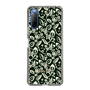 Slim Protection Case［ Ungrid - FlowerPrint - Black ］