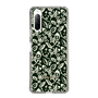 Slim Protection Case［ Ungrid - FlowerPrint - Black ］