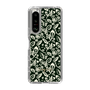 Slim Protection Case［ Ungrid - FlowerPrint - Black ］