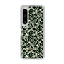 Slim Protection Case［ Ungrid - FlowerPrint - Black ］