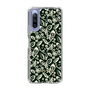 Slim Protection Case［ Ungrid - FlowerPrint - Black ］